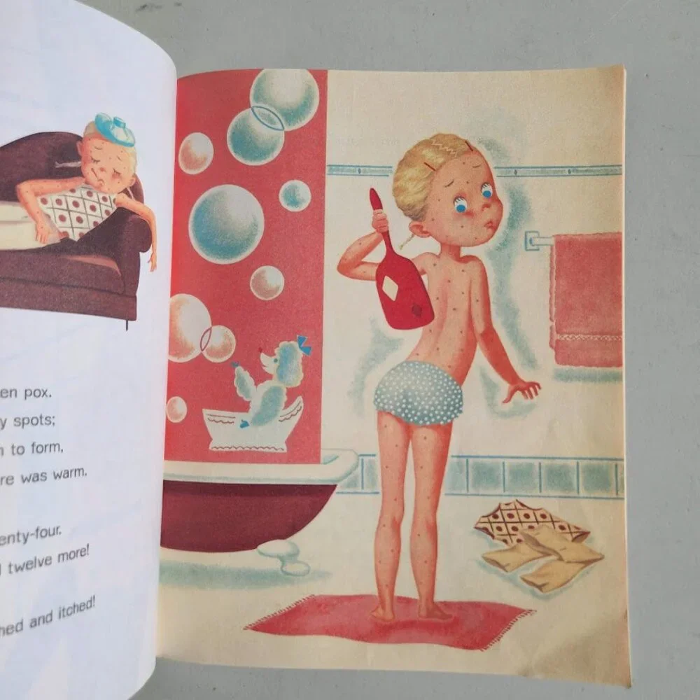 Vintage Book Paperback Book Bundle Goldie Locks Has Chicken Pox Bootsie Barker
